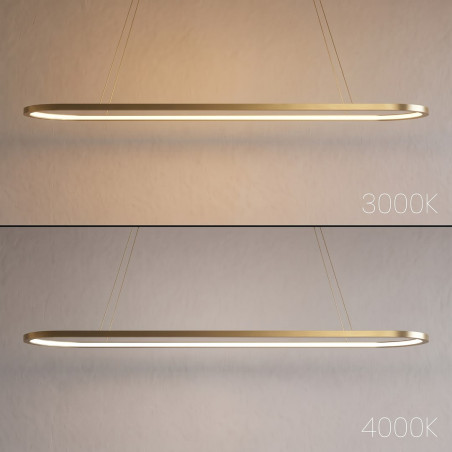 NOWOŚĆ ML2958 Lampa wisząca Saturno 30W LED CCT Złoty Milagro