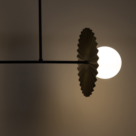 NOWOŚĆ MLP0295 Lampa sufitowa Bloom 2xG9 Czarno-złoty Milagro