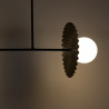 NOWOŚĆ MLP0295 Lampa sufitowa Bloom 2xG9 Czarno-złoty Milagro