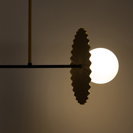 NOWOŚĆ MLP0296 Lampa sufitowa Bloom 2xG9 Granat-żółty Milagro
