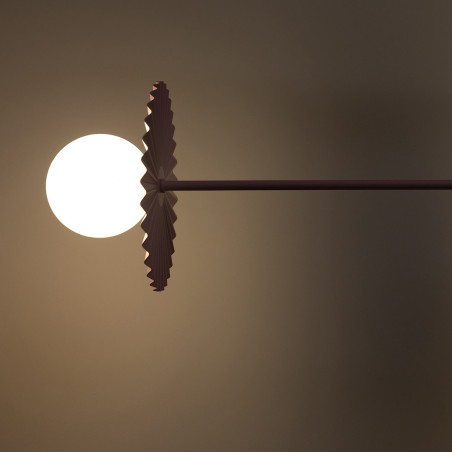 NOWOŚĆ MLP0297 Lampa sufitowa Bloom 2xG9 Róż-burgund Milagro