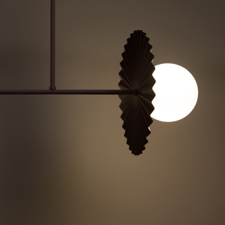 NOWOŚĆ MLP0297 Lampa sufitowa Bloom 2xG9 Róż-burgund Milagro