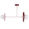 NOWOŚĆ MLP0297 Lampa sufitowa Bloom 2xG9 Róż-burgund Milagro