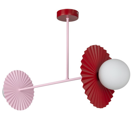 NOWOŚĆ MLP0297 Lampa sufitowa Bloom 2xG9 Róż-burgund Milagro