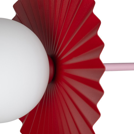 NOWOŚĆ MLP0297 Lampa sufitowa Bloom 2xG9 Róż-burgund Milagro