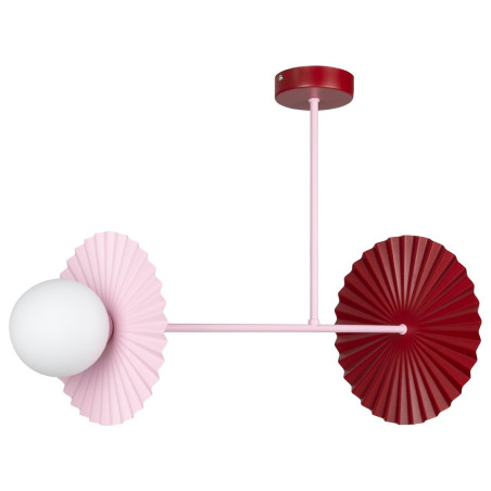 NOWOŚĆ MLP0297 Lampa sufitowa Bloom 2xG9 Róż-burgund Milagro