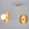 NOWOŚĆ MLP0298 Lampa sufitowa Bloom 2xG9 Beż-Taupe Milagro
