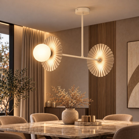 NOWOŚĆ MLP0298 Lampa sufitowa Bloom 2xG9 Beż-Taupe Milagro