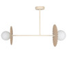 NOWOŚĆ MLP0298 Lampa sufitowa Bloom 2xG9 Beż-Taupe Milagro