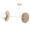 NOWOŚĆ MLP0298 Lampa sufitowa Bloom 2xG9 Beż-Taupe Milagro