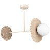 NOWOŚĆ MLP0298 Lampa sufitowa Bloom 2xG9 Beż-Taupe Milagro