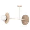 NOWOŚĆ MLP0298 Lampa sufitowa Bloom 2xG9 Beż-Taupe Milagro
