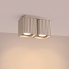 NOWOŚĆ Plafon RIFF 2 taupe GU10SL.3037 Sollux