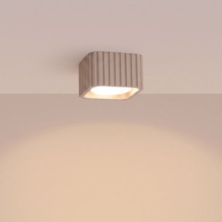 NOWOŚĆ Plafon RIFF 1 taupe Gx53SL.3039 Sollux