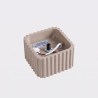 NOWOŚĆ Plafon RIFF 1 taupe Gx53SL.3039 Sollux