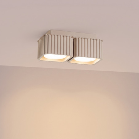 NOWOŚĆ Plafon RIFF 2 taupe Gx53SL.3040 Sollux