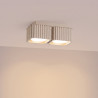 NOWOŚĆ Plafon RIFF 2 taupe Gx53SL.3040 Sollux