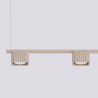 NOWOŚĆ Żyrandol RIFF 4 taupe Gx53SL.3041 Sollux