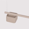 NOWOŚĆ Żyrandol RIFF 4 taupe Gx53SL.3041 Sollux