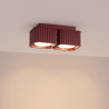 NOWOŚĆ Plafon RIFF 2 burgund Gx53SL.3075 Sollux