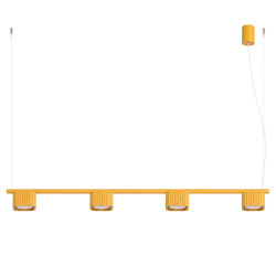 NOWOŚĆ Żyrandol RIFF 4 żółty Gx53SL.3097 Sollux