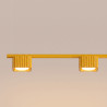NOWOŚĆ Żyrandol RIFF 4 żółty Gx53SL.3097 Sollux