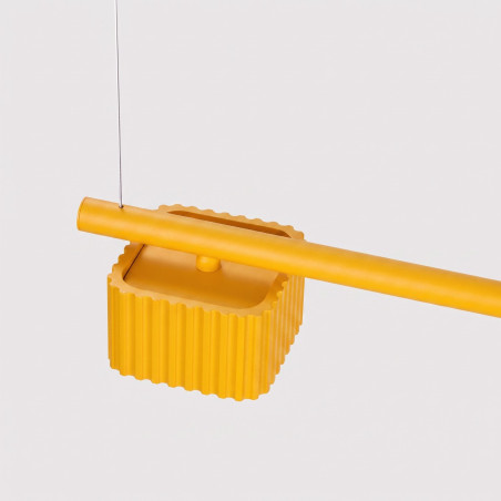 NOWOŚĆ Żyrandol RIFF 4 żółty Gx53SL.3097 Sollux