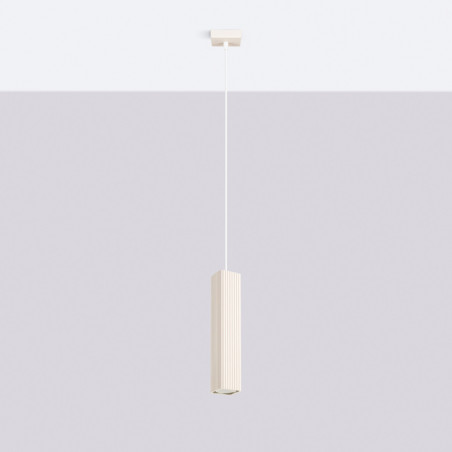 NOWOŚĆ Lampa wisząca RAYO 1 beżowaSL.3127 Sollux