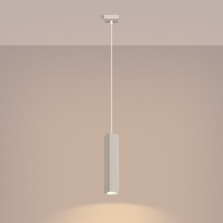 NOWOŚĆ Lampa wisząca RAYO 1 beżowaSL.3127 Sollux