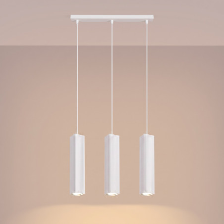 NOWOŚĆ Lampa wisząca RAYO 3L białaSL.3142 Sollux