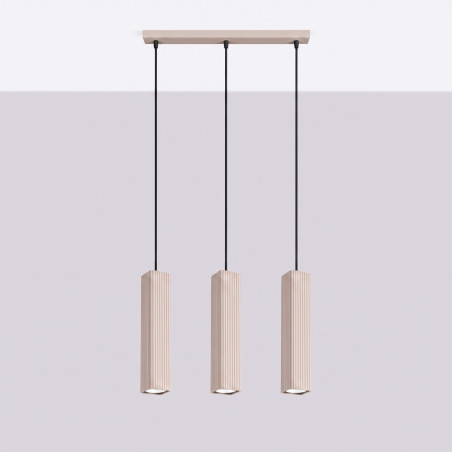 NOWOŚĆ Lampa wisząca RAYO 3L taupeSL.3156 Sollux