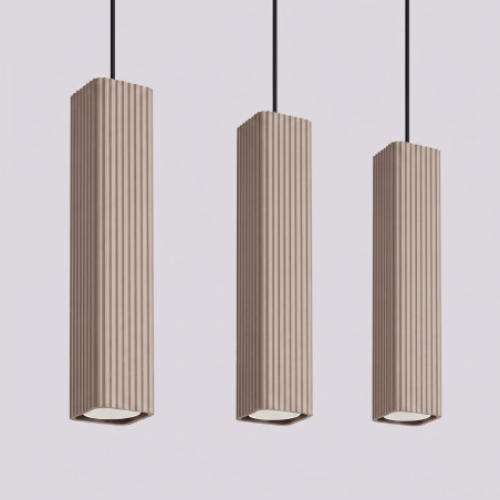 NOWOŚĆ Lampa wisząca RAYO 3L taupeSL.3156 Sollux