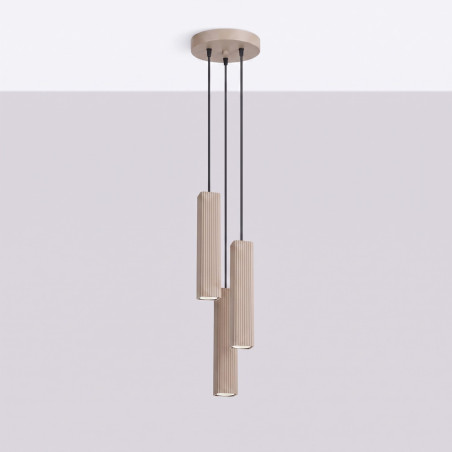 NOWOŚĆ Lampa wisząca RAYO 3P taupeSL.3157 Sollux