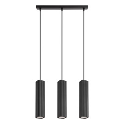 NOWOŚĆ Lampa wisząca RAYO 3L czarnaSL.3170 Sollux