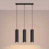 NOWOŚĆ Lampa wisząca RAYO 3L czarnaSL.3170 Sollux