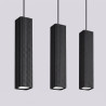 NOWOŚĆ Lampa wisząca RAYO 3L czarnaSL.3170 Sollux