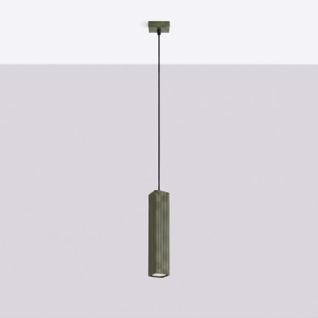 NOWOŚĆ Lampa wisząca RAYO 1 zielona oliwkowaSL.3183 Sollux