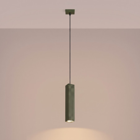 NOWOŚĆ Lampa wisząca RAYO 1 zielona oliwkowaSL.3183 Sollux