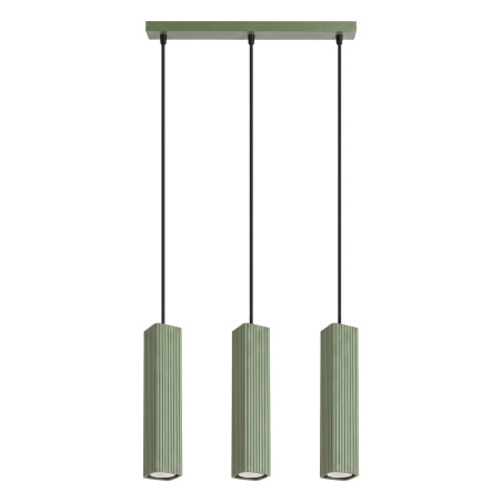 NOWOŚĆ Lampa wisząca RAYO 3L zielona oliwkowaSL.3184 Sollux