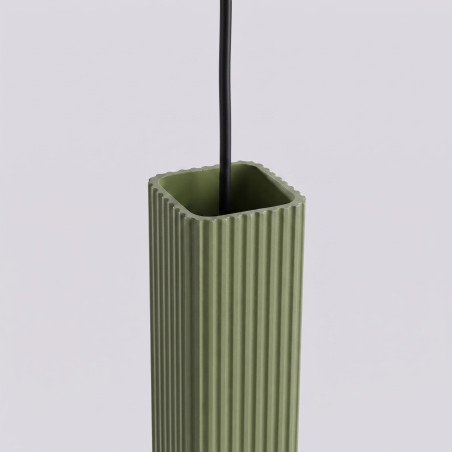 NOWOŚĆ Lampa wisząca RAYO 3L zielona oliwkowaSL.3184 Sollux