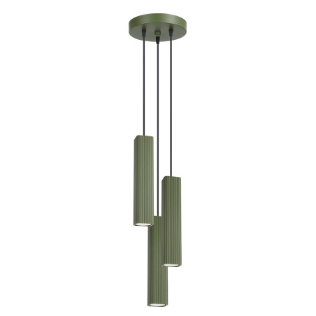 NOWOŚĆ Lampa wisząca RAYO 3P zielona oliwkowaSL.3185 Sollux