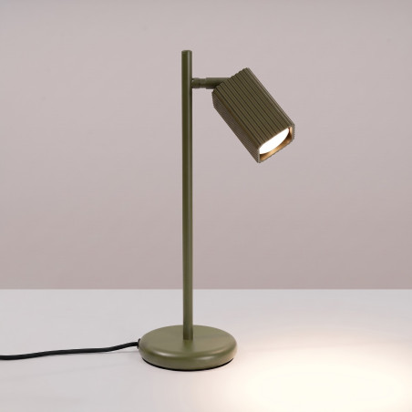 NOWOŚĆ Lampa biurkowa RAYO zielona oliwkowaSL.3187 Sollux