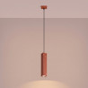NOWOŚĆ Lampa wisząca RAYO 1 ochra czerwonaSL.3197 Sollux