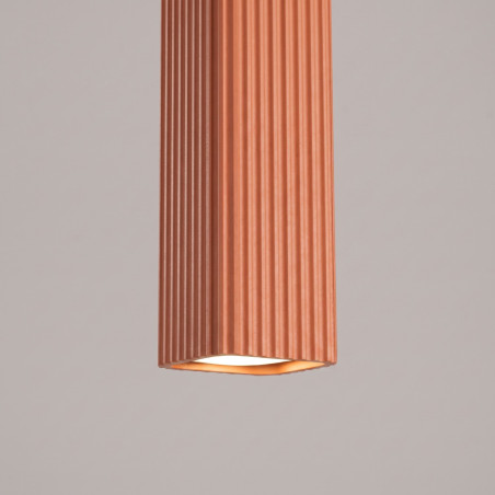 NOWOŚĆ Lampa wisząca RAYO 3L ochra czerwonaSL.3198 Sollux