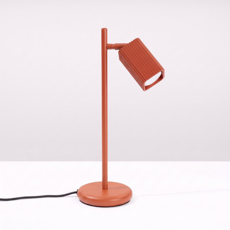 NOWOŚĆ Lampa biurkowa RAYO ochra czerwonaSL.3201 Sollux