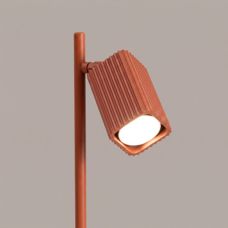 NOWOŚĆ Lampa biurkowa RAYO ochra czerwonaSL.3201 Sollux