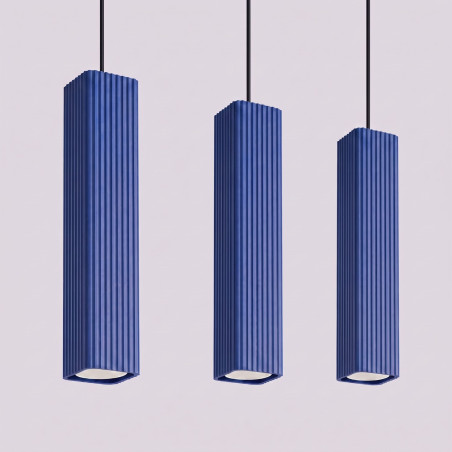 NOWOŚĆ Lampa wisząca RAYO 3L ultramarynaSL.3212 Sollux