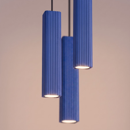 NOWOŚĆ Lampa wisząca RAYO 3P ultramarynaSL.3213 Sollux