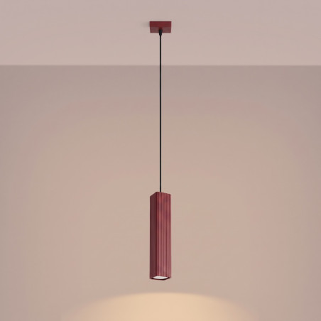 NOWOŚĆ Lampa wisząca RAYO 1 burgundSL.3225 Sollux