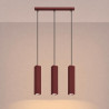 NOWOŚĆ Lampa wisząca RAYO 3L burgundSL.3226 Sollux
